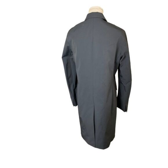 Gap Grey trench Coat. Sz M - Picture 4 of 4